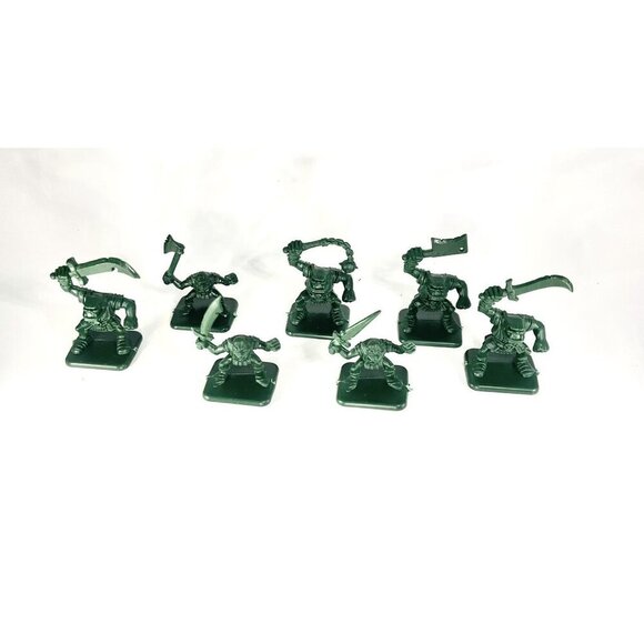 Set 7 HeroQuest Classic Orcs Miniature Monsters 89-91 Greenskins Goblins Fimirs - Picture 2 of 3